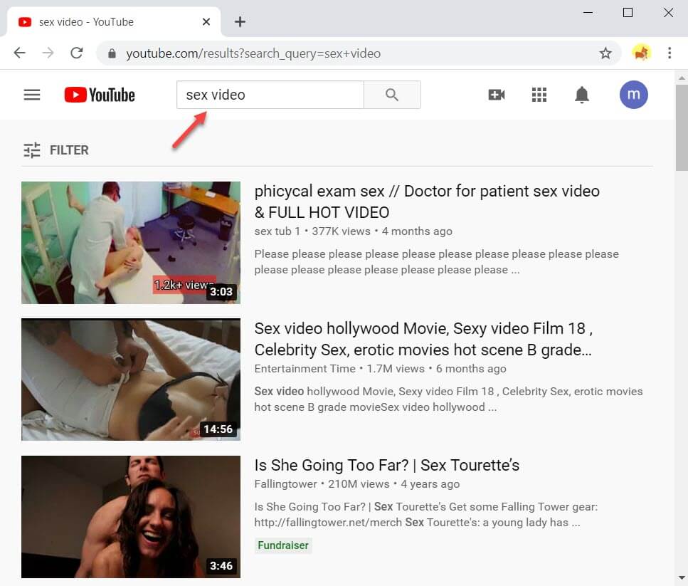 Youtube porn search