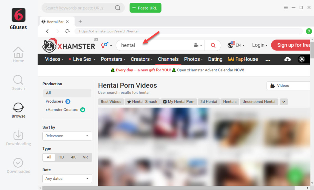 Find xHamster porn